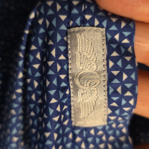 Straight Down Blue Patterned Shirt Mens Medium (Matt #30) - Picture 3 of 6